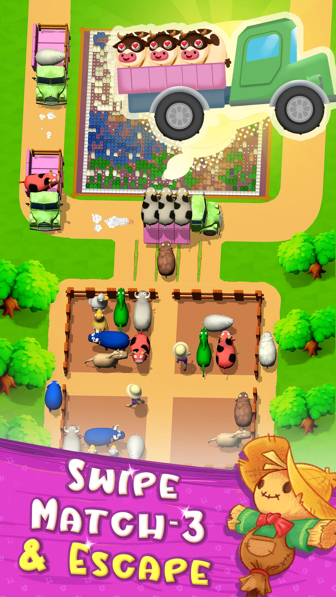 Farm Jam: Animal Escape Puzzle screenshot